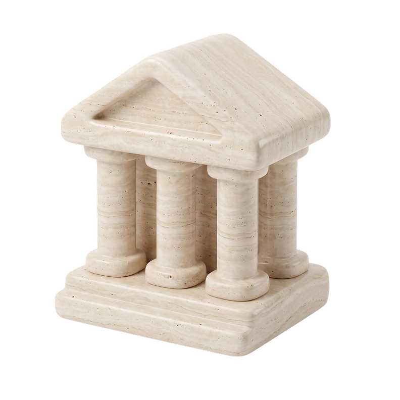 Templo de travertino, símbolo de Bianca Group